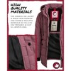 CANADA WEATHER GEAR Girls’ Winter Coat – Stadium Length Quilted Puffer Parka Jacket (7-16) - 3 of 4