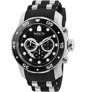 Invicta 6977 Men's Stainless Steel and Rubber Chronograph Watch - 1 of 4