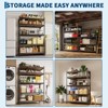 5 Tier Heavy Duty Storage Shelves,Garage Shelving  Adjustable Metal Shelving Unit, Garage Shelves for Basement, Warehouse, Pantry, Closet, Kitchen - 3 of 4