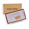 Solino Home Linen Gingham Check Table Throw - 4 of 4
