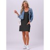 INSPIRE CHIC Women's Sleeveless Racerback Chemise Night Shirts with Pockets - 3 of 4