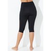 Swimsuits for All Women's Chlorine Resistant High Waist Mesh Swim Capri (Plus Sizes Available) - 3 of 3