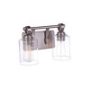 Craftmade Lighting Romero 2 - Light Vanity in  Brushed Polished Nickel - 4 of 4