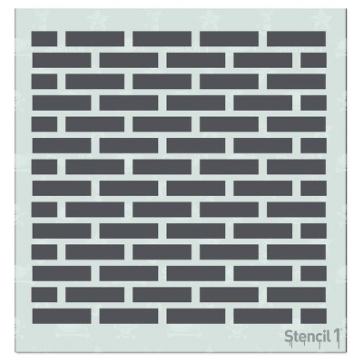 Stencil1 Brick Repeating - Stencil 5.75" x 6"