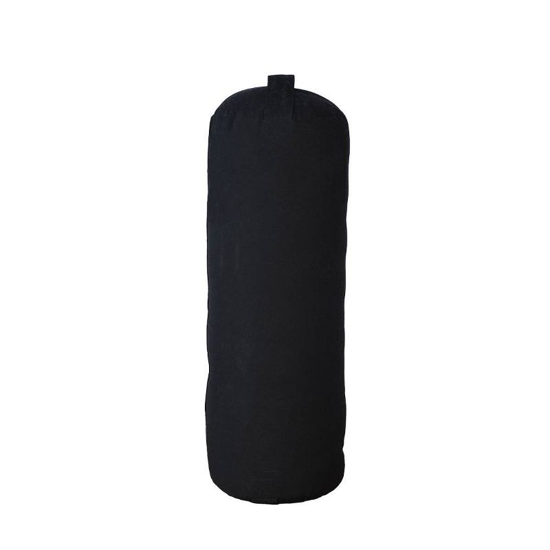 Yoga Direct Supportive Round Cotton Yoga Bolster - Black, 5 of 6