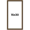 PosterPalooza | Panoramic Sculpted Gold Picture Frame - UV Acrylic, Foam Board Backing, Hanging Hardware - 2 of 4
