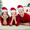 Northlight  Adult Plush Christmas Santa Hat - Large - Red and White - 2 of 4