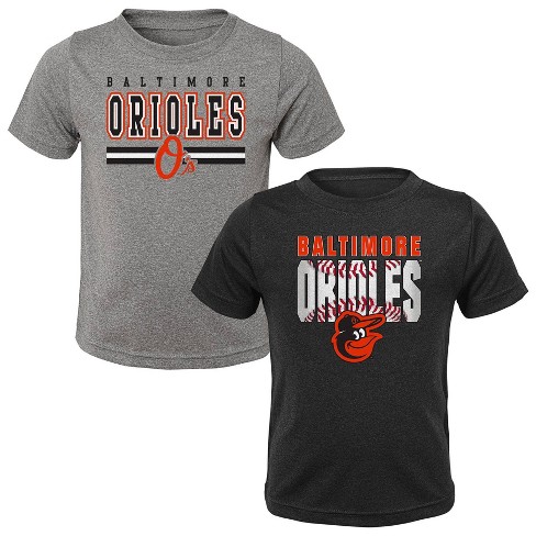 MLB Baltimore Orioles Toddler Boys' 2pk T-Shirt - 2T