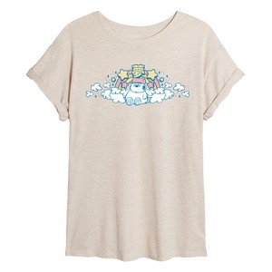 Women's - Peanuts - Olaf Kawaii Oversized Graphic T-Shirt - 1 of 4