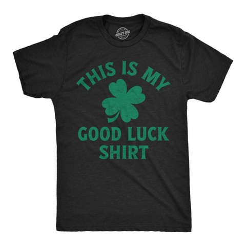 Мужские футболки Crazy Dog T-Shirts, Inc. Mens Funny T Shirts This Is My Good Luck Shirt Sarcastic St Patricks Day Novelty Tee for Men - Crazy Dog Men's T Shirt for Saint Patrick's Day XXL