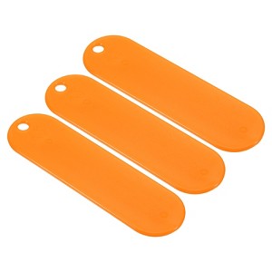 Unique Bargains Fishing Net Repair Line Kits Plastic Netting Needle Shuttle 3 Pcs Orange 5.12"x1.46"x0.13" - 1 of 4