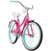 Huffy Good Vibrations 24" Adult Cruiser Bike - Fuchsia - 2 of 4