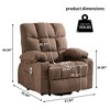 NicBex Power Lift Recliner Chair for Elderly with Heat and Massage,Recliner Chair with USB Port,Cup Holders and Side Pocket for Living Room - 3 of 4