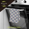 Briarwood Lane Everyday Hand Towel 26x18 Pink and Blue Check Hand Towel - 2 of 3