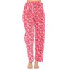 Casual Nights Women's Jersey Knit Long-Sleeve Top and Mircro Fleece Bottom Pajama Set - 4 of 4