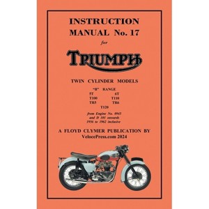 TRIUMPH 1956-1962 PRE-UNIT 650cc & 500cc TWINS - FACTORY MANUAL No.17 - (Paperback) - 1 of 1