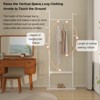 TOBILI Garment Rack solid wood hanger Solid environmental protection easy to assemble beautiful can be placed in the bedroom/entrance - 3 of 4