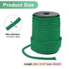 Unique Bargains Soft Polyester Twisted Silk Decorative Craft Cord Trim Cord Rope 22 Yards 1 Pc - 3 of 4