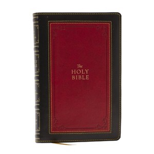 1611 KJV with Apocrypha, Black Leathersoft - by  Thomas Nelson (Leather Bound) - 1 of 1