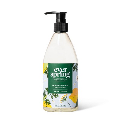 Lemon & Coriander Liquid Hand Soap - 12 fl oz - Everspring™