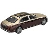 Mercedes-Maybach S 680 Gold Metallic and Dark Red Metallic Limited Edition 1/64 Diecast Model Car by Mini GT - 3 of 4