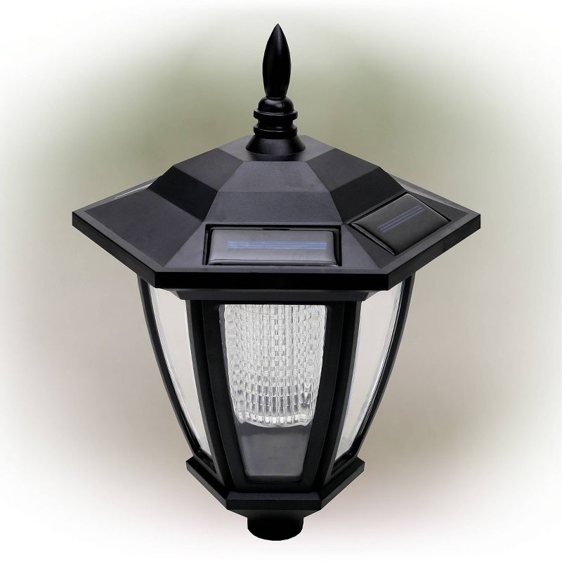Solar Outdoor Lantern Black - Alpine Corporation, 6 of 10