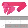 INSPIRE CHIC Women's Decoration Elastic Wide Stretch Bowknot Versatile Fashion Dress Waistband 2 Pcs - 3 of 4