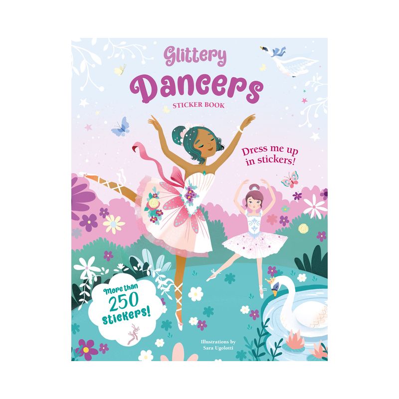 Glittery Dancers Sticker Book - (Paperback), 1 of 2