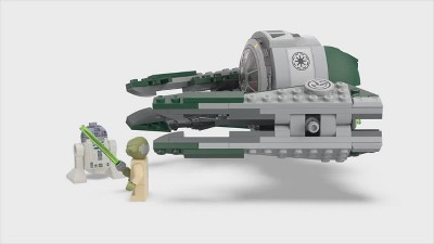  LEGO Star Wars Jedi Starfighter de Yoda 75360 Star Wars  Coleccionable para niños con figura de Master Yoda con juguete de sable de  luz, regalo de cumpleaños para niños de 8