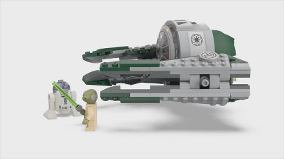 LEGO Star Wars: The Clone Wars Yoda’s Jedi Starfighter 75360 Star Wars  Collectible for Kids Featuring Master Yoda Figure with Lightsaber Toy,  Birthday