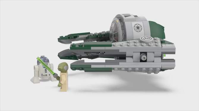 LEGO Star Wars: The Clone Wars Yoda&#39;s Jedi Starfighter Collectible 75360, 2 of 8, play video