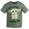 Star Wars The Mandalorian The Child T-Shirt and French Terry Shorts Outfit Set Toddler - 4 of 4