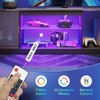 Bestier 71 Inch LED TV Stand with Adjustable Shelves - 2 of 4