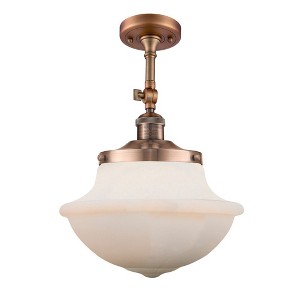 Oxford - 1 Light Adjustable Semi-Flush Mount In Traditional Style-15.5 Inches Tall and 11.75 Inches Wide - 1 of 1