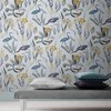 Glasshouse Soft Grey Birds Tropical Paste the Wall Wallpaper - 2 of 4