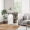NicBex 33 Inch Sideboard Buffet Cabinet Farmhouse Coffee Bar Cabinet with Sliding Door for Kitchen,Living Room,White - 4 of 4