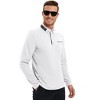 Men's Polo Shirts Long Sleeve Golf Shirts Business Casual Button Collar Shirts - image 2 of 4