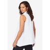 Jessica London Women's Plus Size Stretch Cotton Poplin Sleeveless Shirt - 4 of 4