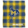 Mcneese State University Campus Plaid Spirit Silky Touch Super Soft Throw Blanket 50x60 - 2 of 4