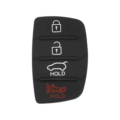 Unique Bargains 4 Button Car Remote Fob Case Insert Rubber Pad Keypad  Replacement For Hyundai Black 1 Pc : Target