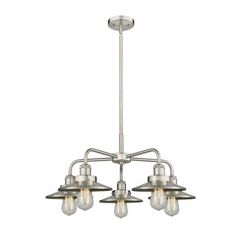 Innovations Lighting Ballston Urban 5 - Light Chandelier in  Satin Nickel - image 1 of 1