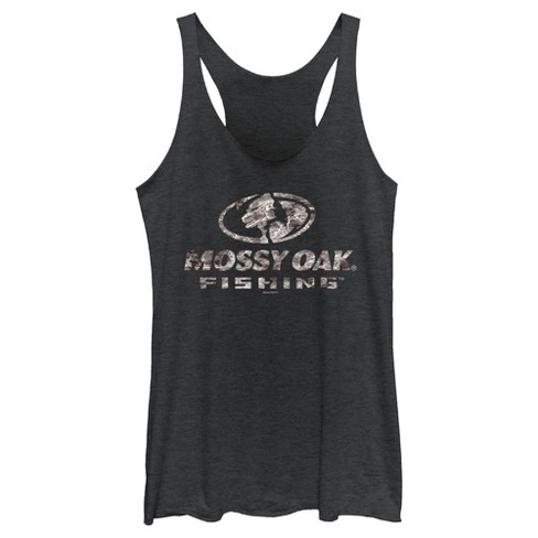 Women's Mossy Oak Water Fishing Logo Racerback Tank Top : Target