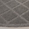 Genre GRE501 Hand Tufted Indoor Area Rug - Grey - 6' Round - Safavieh - 3 of 4