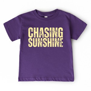 The Juniper Shop Chasing Sunshine Block Distressed Toddler Short Sleeve Tee - 1 of 4