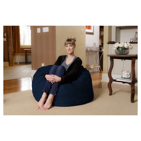 Top Quality Children Bean Bag Kids Bean Bag with Filling-Dark Blue