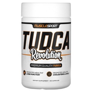 MuscleSport TUDCA, Revolution, 250 mg, 60 Capsules - 1 of 2