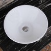 LOVMOR 16.7" Ceramic Round Above Counter Bathroom Sink Vanity Sink Art Basin - 3 of 4