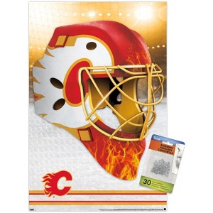 Trends International NHL Calgary Flames - Mask 20 Unframed Wall Poster Prints - 1 of 4