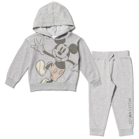 Disney Mickey Mouse Baby Fleece Pullover Hoodie And Jogger Pants Set Infant  : Target