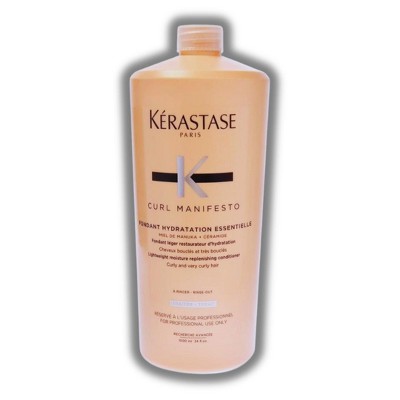 Kerastase Curl Manifesto Fondant Hydratation Essentielle Lightweight Moisture Repleshing Conditioner (34 oz / XXL LITER)